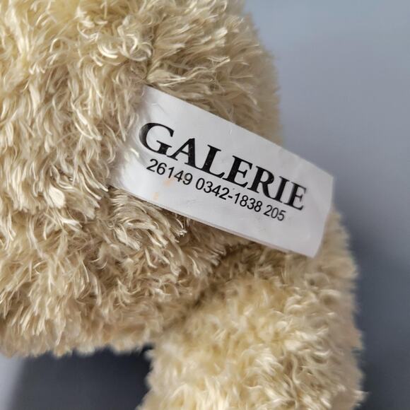 Reese's Bear Plush Galerie Teddy 8" Sitting Denim Jacket Stuffed Animal Toy - Picture 10 of 13